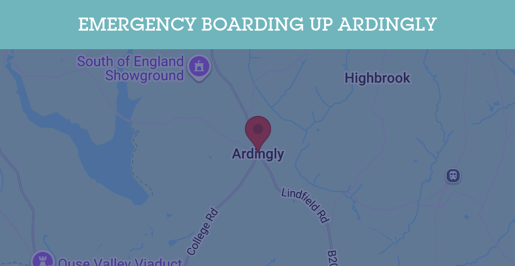 Emergency Boarding Up Services in Ardingly - RH postcode