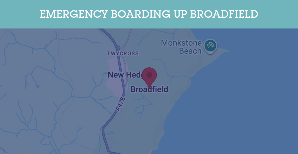 Emergency Boarding Up Services in Broadfield - RH postcode