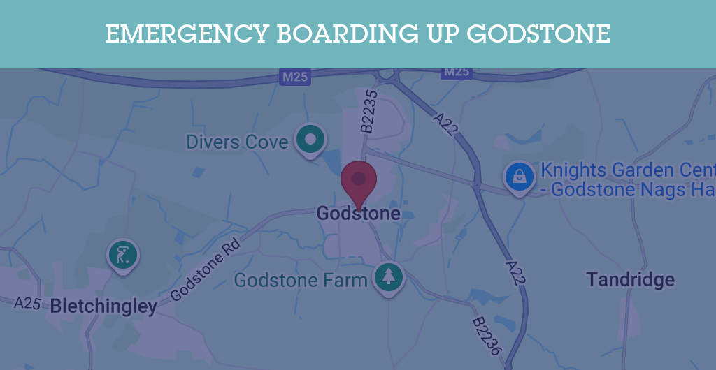 Emergency Boarding Up Services in Godstone - RH postcode