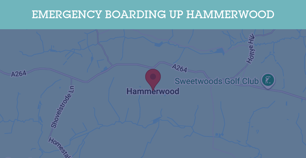 Emergency Boarding Up Services in Hammerwood - RH postcode
