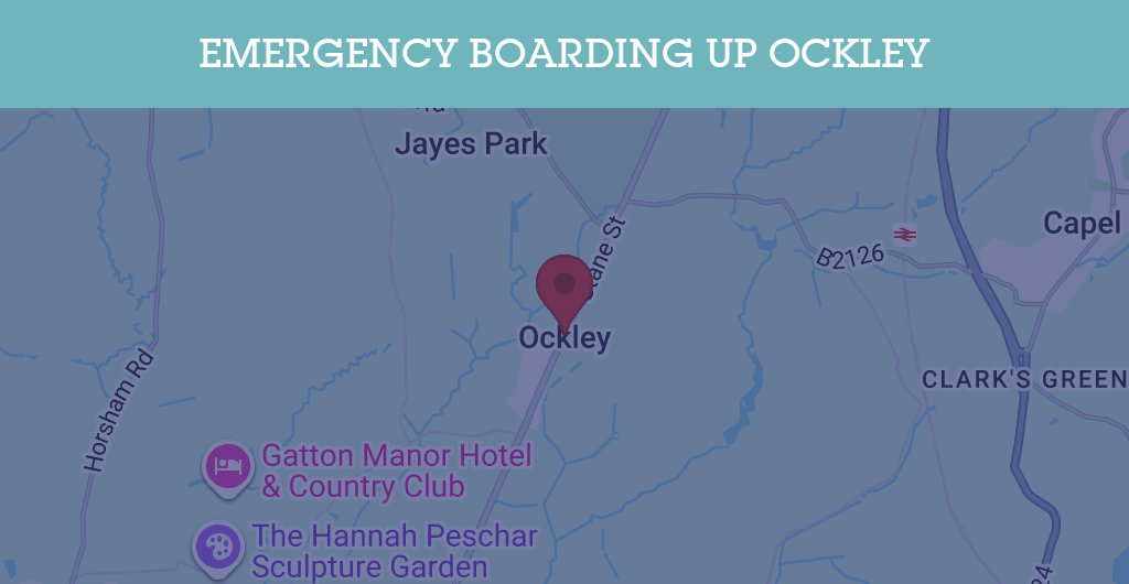 Emergency Boarding Up Services in Ockley - RH postcode