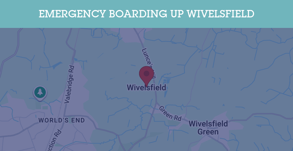 Emergency Boarding Up Services in Wivelsfield - RH postcode